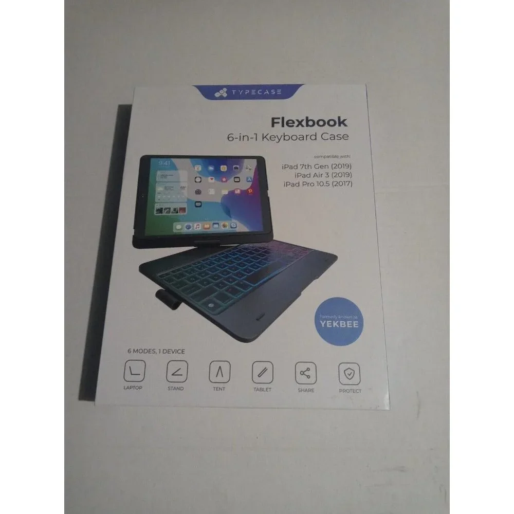 Typecase Flexbook Touch 6-in-1 Keyboard Case for iPad Pro 10.5  (2017)  Ocean